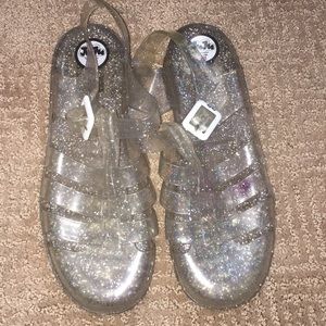 Sparkly Jelly sandals